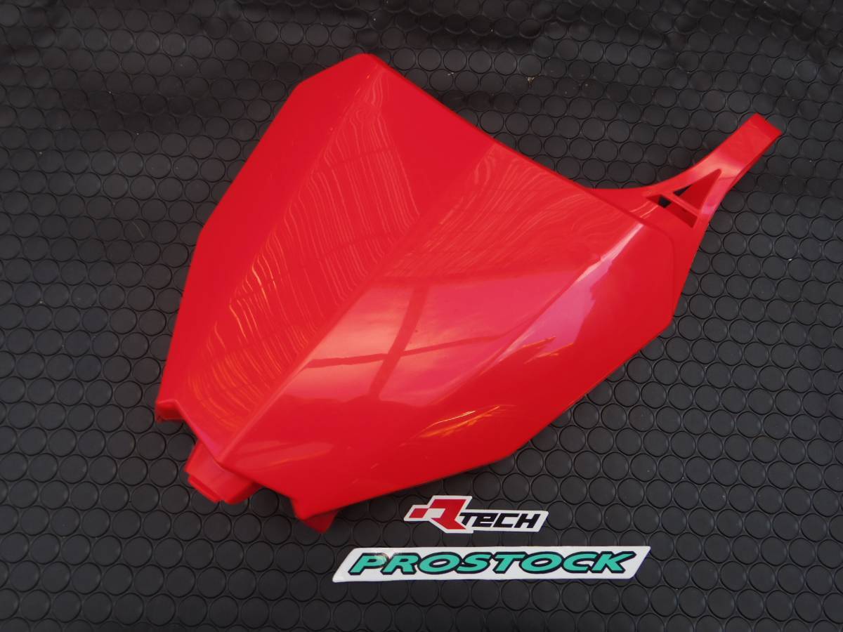 【本物保証，新品】 ワークスカラー 最新CRF250R/RX 18-21年 CRF450R/RX 17-20年 フロントゼッケン R-TECH イタリア 赤 在庫あり即納 モトクロス/エンデュ－ロ(フロント)｜売買されたオークション情報、yahooの商品情報をア ホンダ用