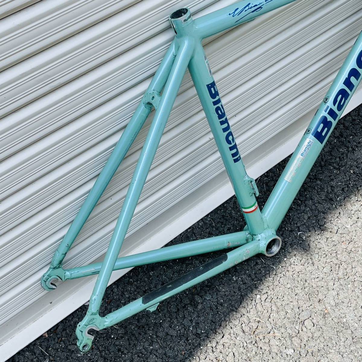 BIANCHI アルミ ロードバイク カーボンフォーク フレームセット