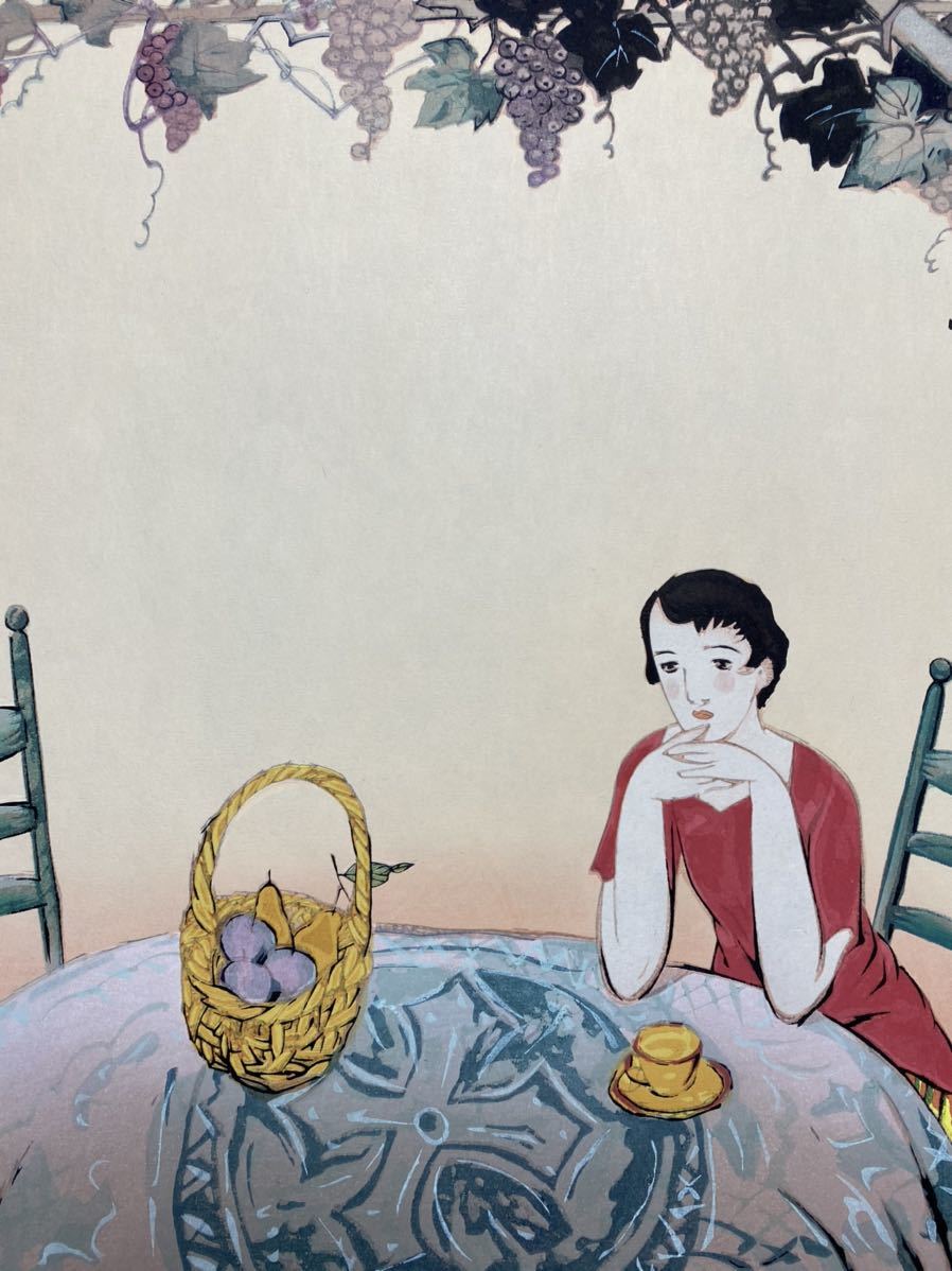 竹久夢二 復刻木版画 「憩い」 竹久夢二 復刻木版画 木版画 2026
