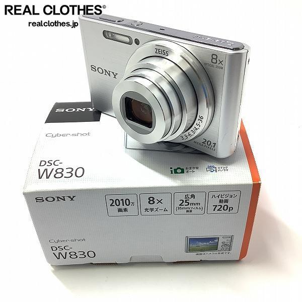 SONY/ソニー Cyber-shot DSC-W830 コンパクトデジタルカメラ 簡易動作