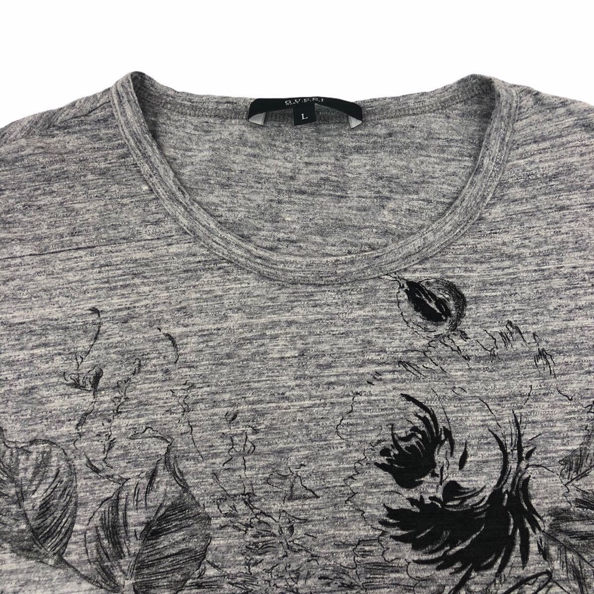 希少【美品/B】GUCCI グッチ Tシャツ サイズL メンズ レディース ユニ 