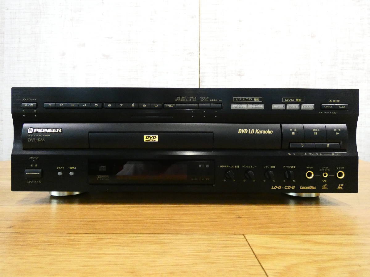 PIONEER パイオニア DVL-K88 カラオケLD/DVD/CDプレーヤー レーザーディスクプレーヤー 本体のみ ※ジャンク @140 (2783-③)