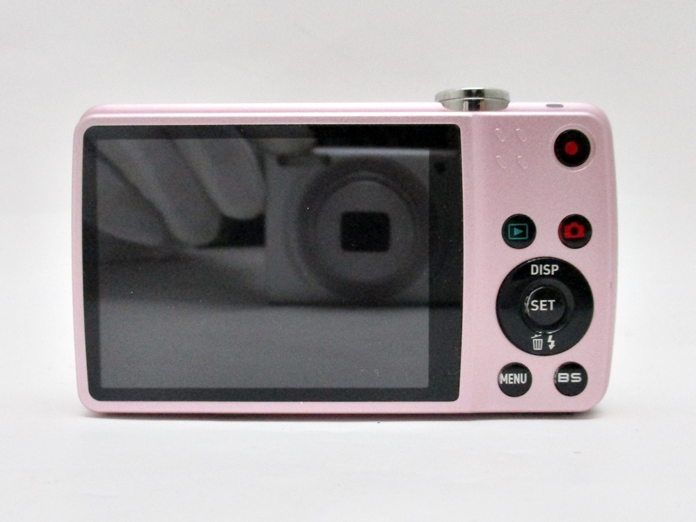 21-H-190【中古】CASIO カシオ　EXILIM エクシリム　EX-Z550　ピンク　デジカメ　コンパクトデジタルカメラ　バッテリー・充電器付き_2