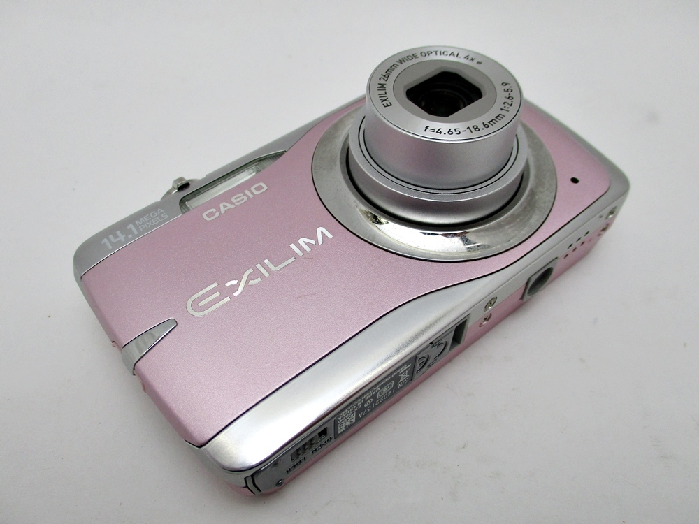 21-H-190【中古】CASIO カシオ　EXILIM エクシリム　EX-Z550　ピンク　デジカメ　コンパクトデジタルカメラ　バッテリー・充電器付き_6