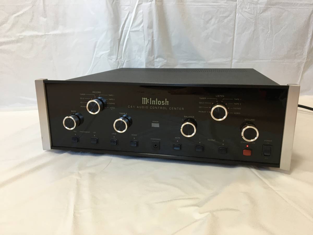 C41 McIntosh Phono All Remote and Input Preamp Analog - with 