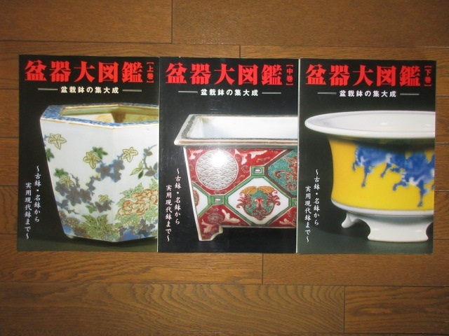 盆器大図鑑 中巻 盆栽鉢の集大成 古鉢 名鉢 盆器