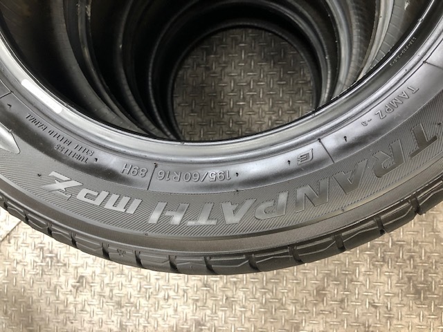 195/60R16 TOYO TRANPATH MPZ 2019年製 4本 18，000円 京都から 【公式
