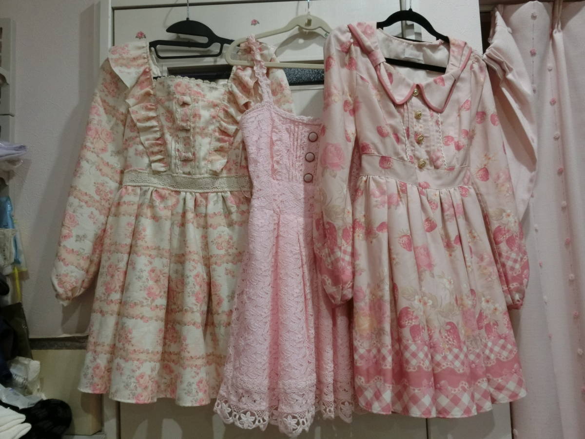 リズリサ リズリサ系 可愛い ワンピースなど 15着 セット ワンピース 売買されたオークション情報 Yahooの商品情報をアーカイブ公開 オークファン Aucfan Com