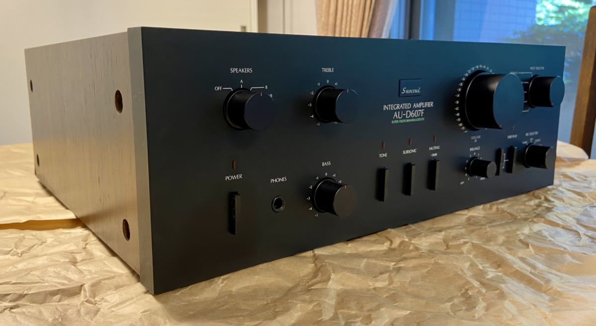 AU-D607F サンスイ プリメインアンプ Sansui⁄サンスイ シルバー動作品