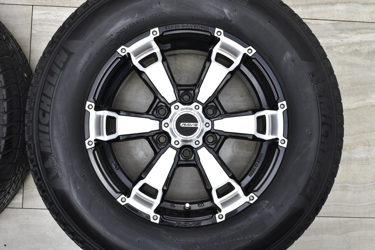 大人気 美品】RAYS デイトナ FDX G6 17in 8J +20 PCD139.7 ミシュラン 