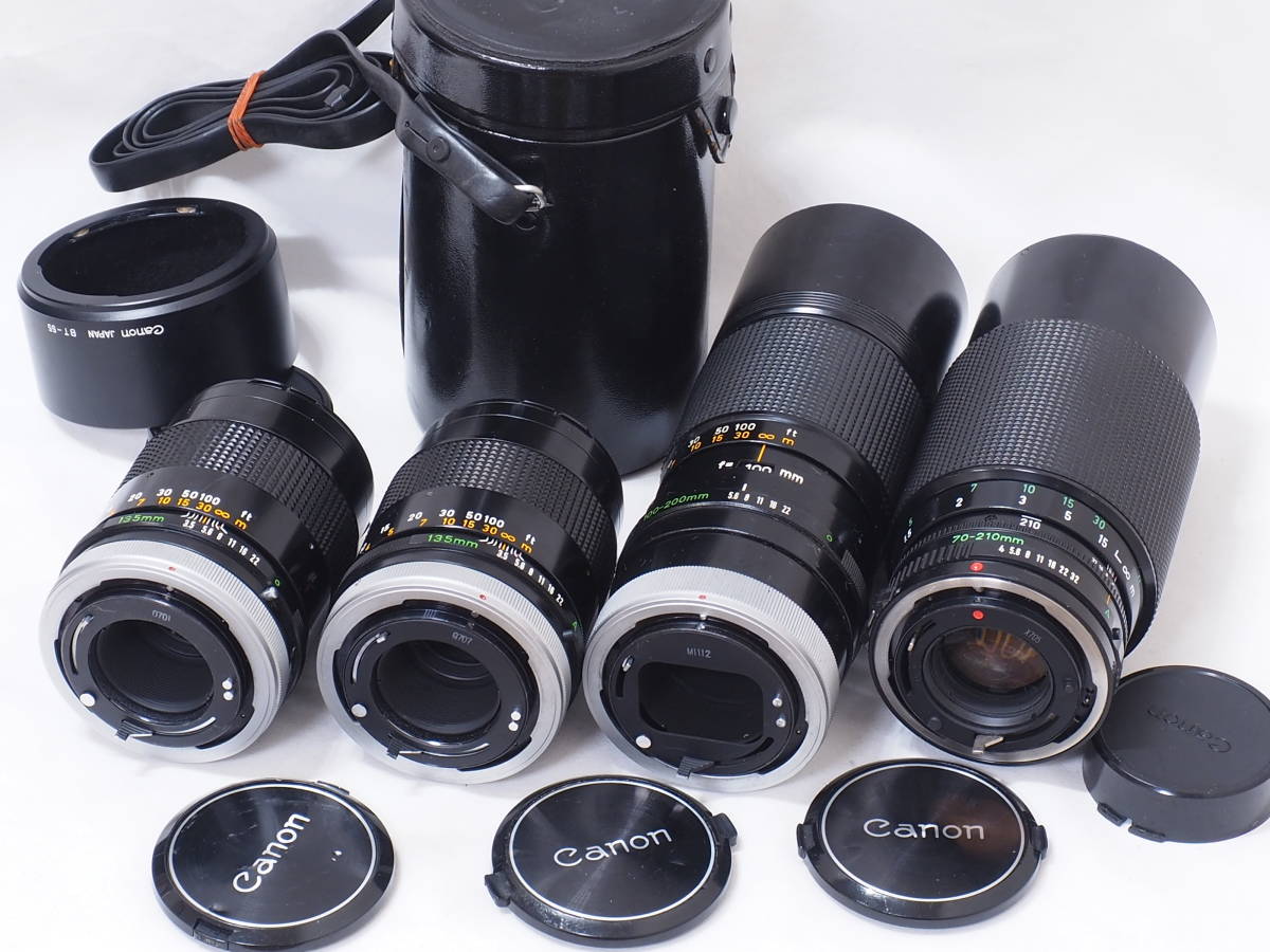 Mint]CANON FD 200mm f/4 S.S.C. for AE-1,AE-1 program,F-1,A-1 From