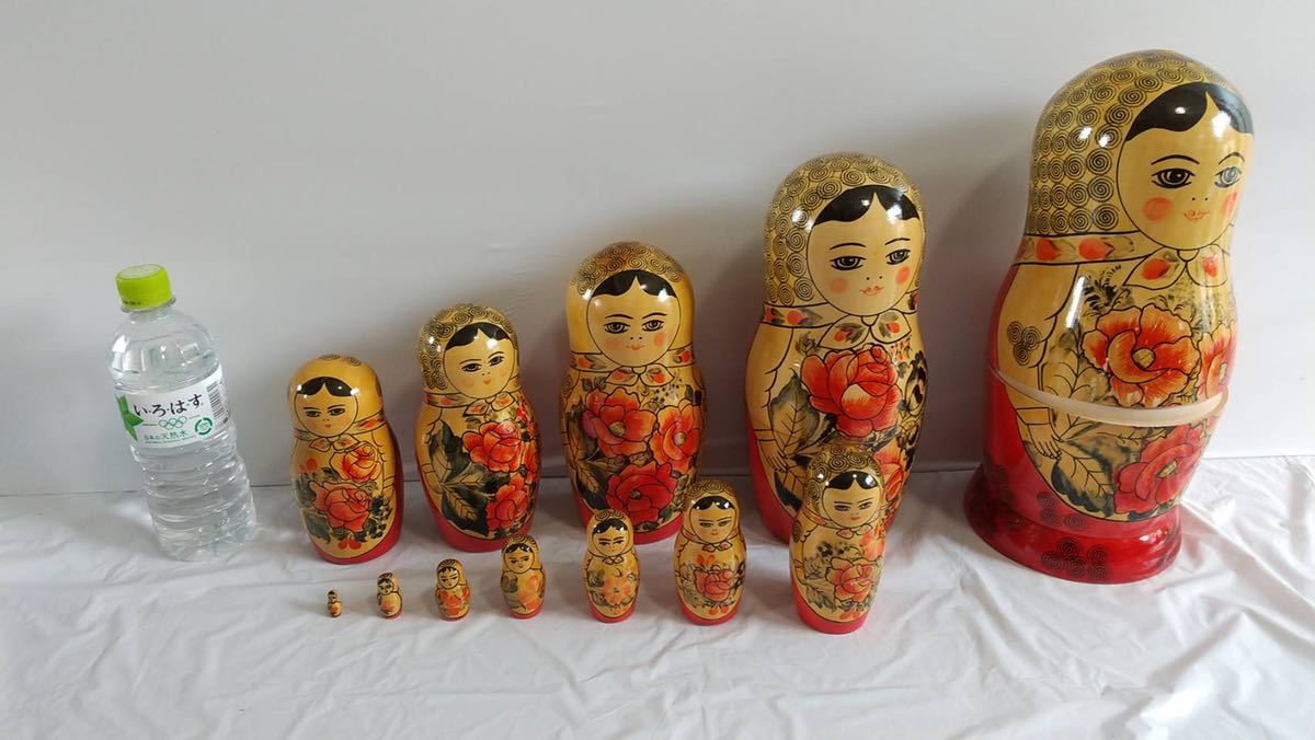 ロシア雑貨 当時物 マトリョーシカ マトリョーシカ人形 民芸品 USSR