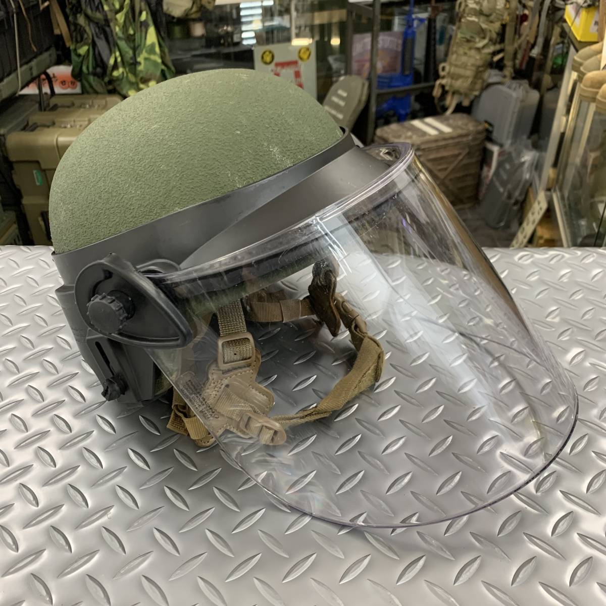 Item # Face Tactical Shield, Model 実物PAULSONフェイスシールド米