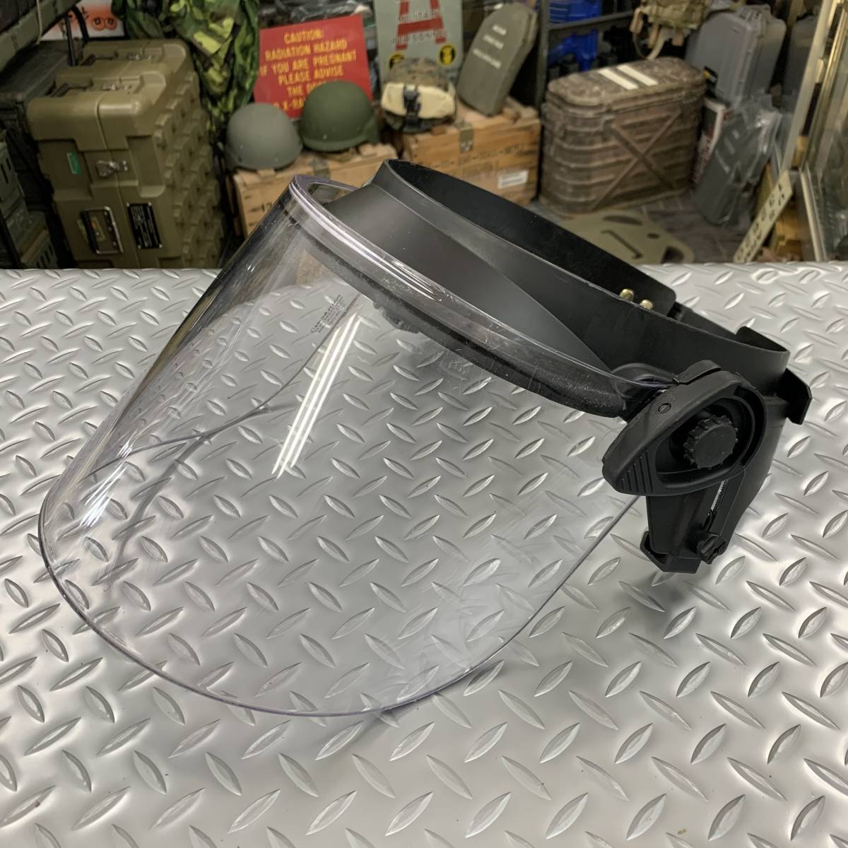 Item # Face Tactical Shield, Model 実物PAULSONフェイスシールド米