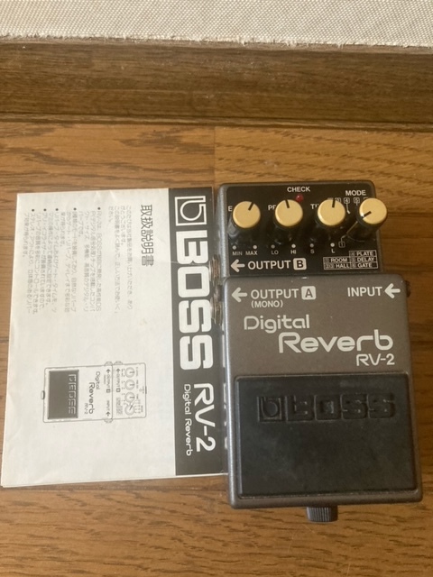 BOSS RV-2 デジタルリバーブ 日本製 楽器、器材 ○ BOSS RV-2 Digital