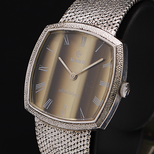 1円☆アンティーク◎正規【RADO/ラドー 925】シルバーコロニー 手巻き 