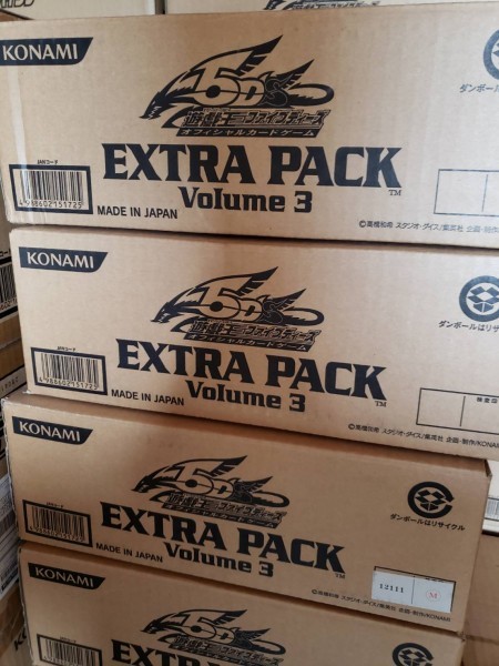 遊戯王5d S Ocg Extra Pack Volume 3 エクストラパック 1カートン セット まとめ売り 売買されたオークション情報 Yahooの商品情報をアーカイブ公開 オークファン Aucfan Com