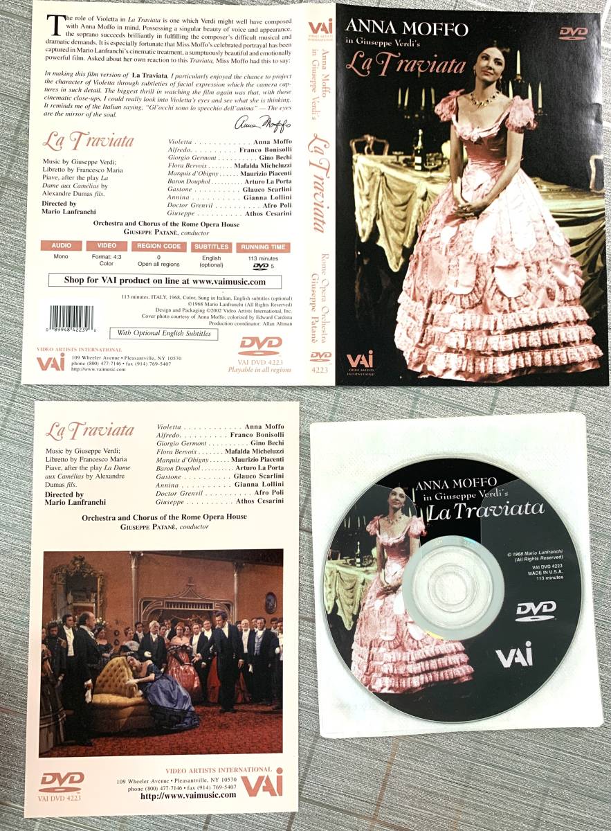 アンナ モッフォ 椿姫 パターネ ローマ歌劇場管弦楽団 Dvd La Traviata Anna Moffo クラシック 売買されたオークション情報 Yahooの商品情報をアーカイブ公開 オークファン Aucfan Com