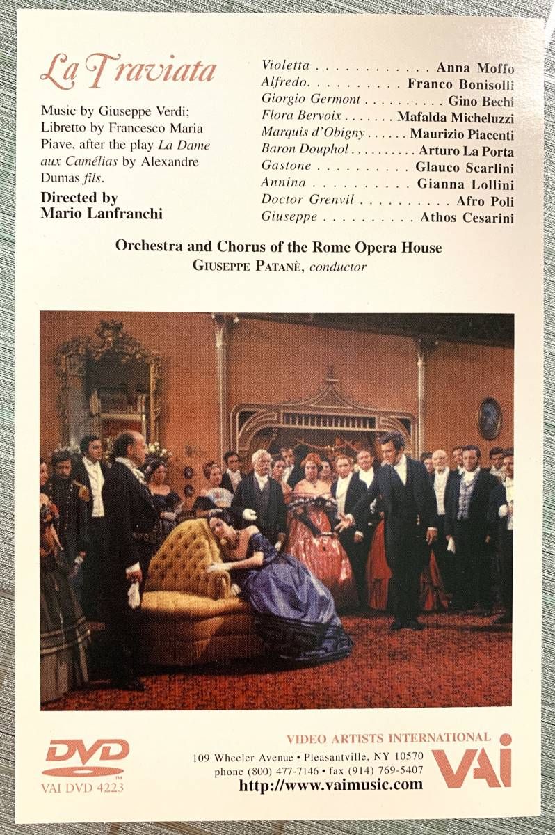 アンナ モッフォ 椿姫 パターネ ローマ歌劇場管弦楽団 Dvd La Traviata Anna Moffo クラシック 売買されたオークション情報 Yahooの商品情報をアーカイブ公開 オークファン Aucfan Com