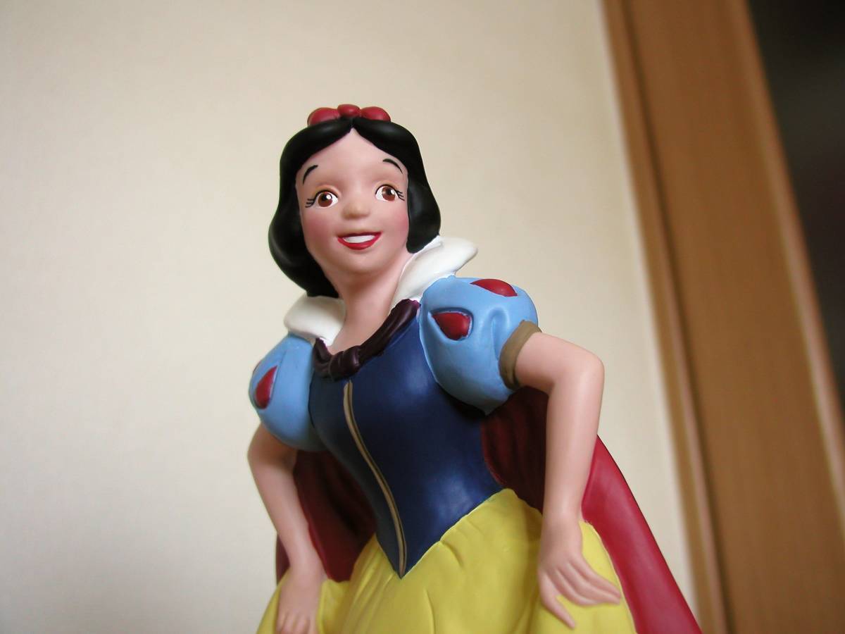 美品 貴重 Disney PRINCESS ビック 貯金箱 ディズニー 白雪姫 7人の小 