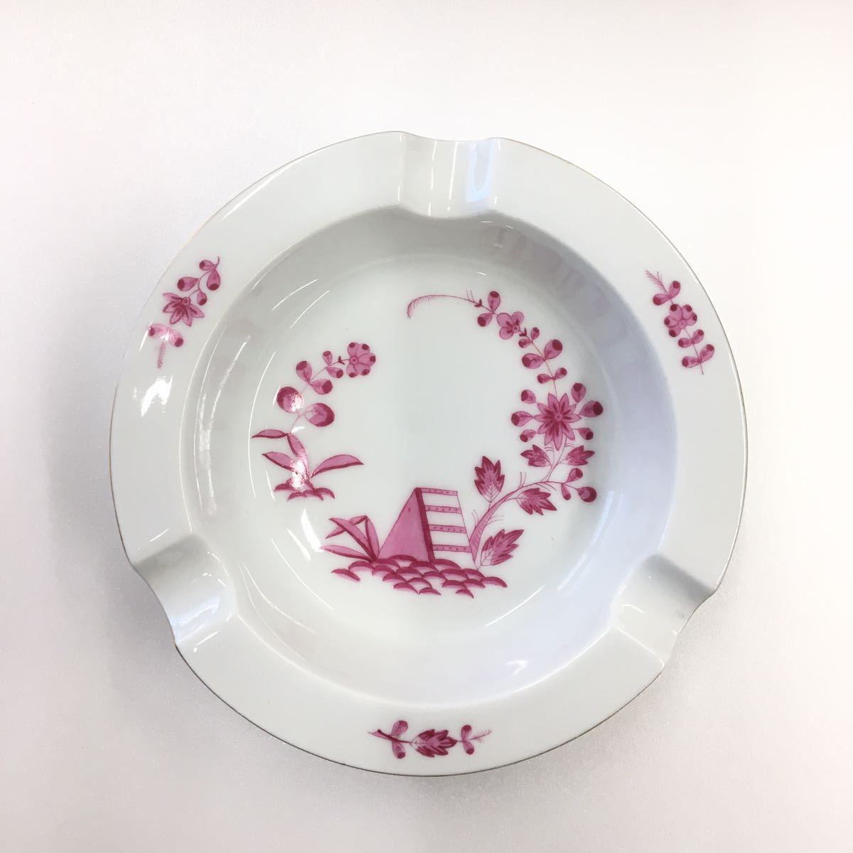 ○マイセン Meissen ashtray アッシュトレイ 灰皿 ドイツ 検)ブルー