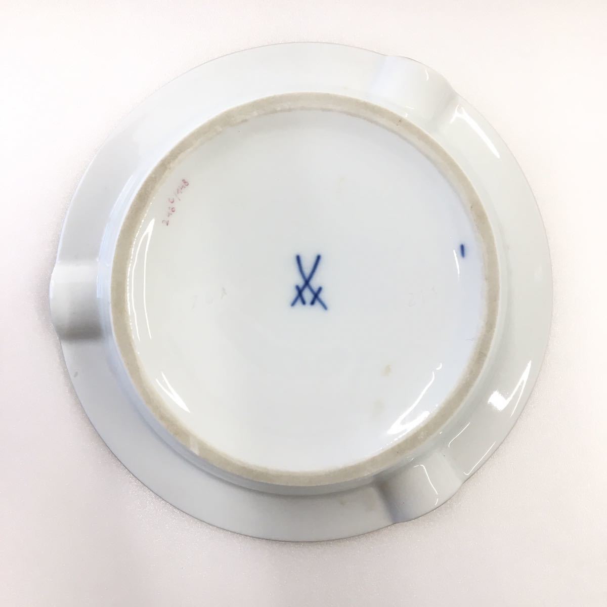 ○マイセン Meissen ashtray アッシュトレイ 灰皿 ドイツ 検)ブルー