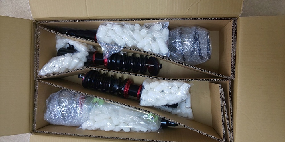 送料無料　LEON B-MAX 車高調 ワゴンＲ MH23S フルタップ 全長調整式_2