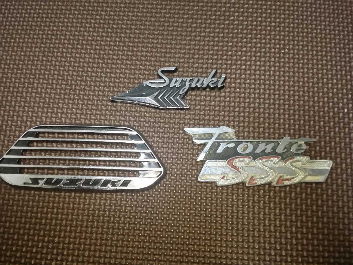 珍品 懐かしの昭和の当時物 旧車 スズキ フロントsss の純正エンブレム 3枚 品 爪無し 自動車 売買されたオークション情報 Yahooの商品情報をアーカイブ公開 オークファン Aucfan Com