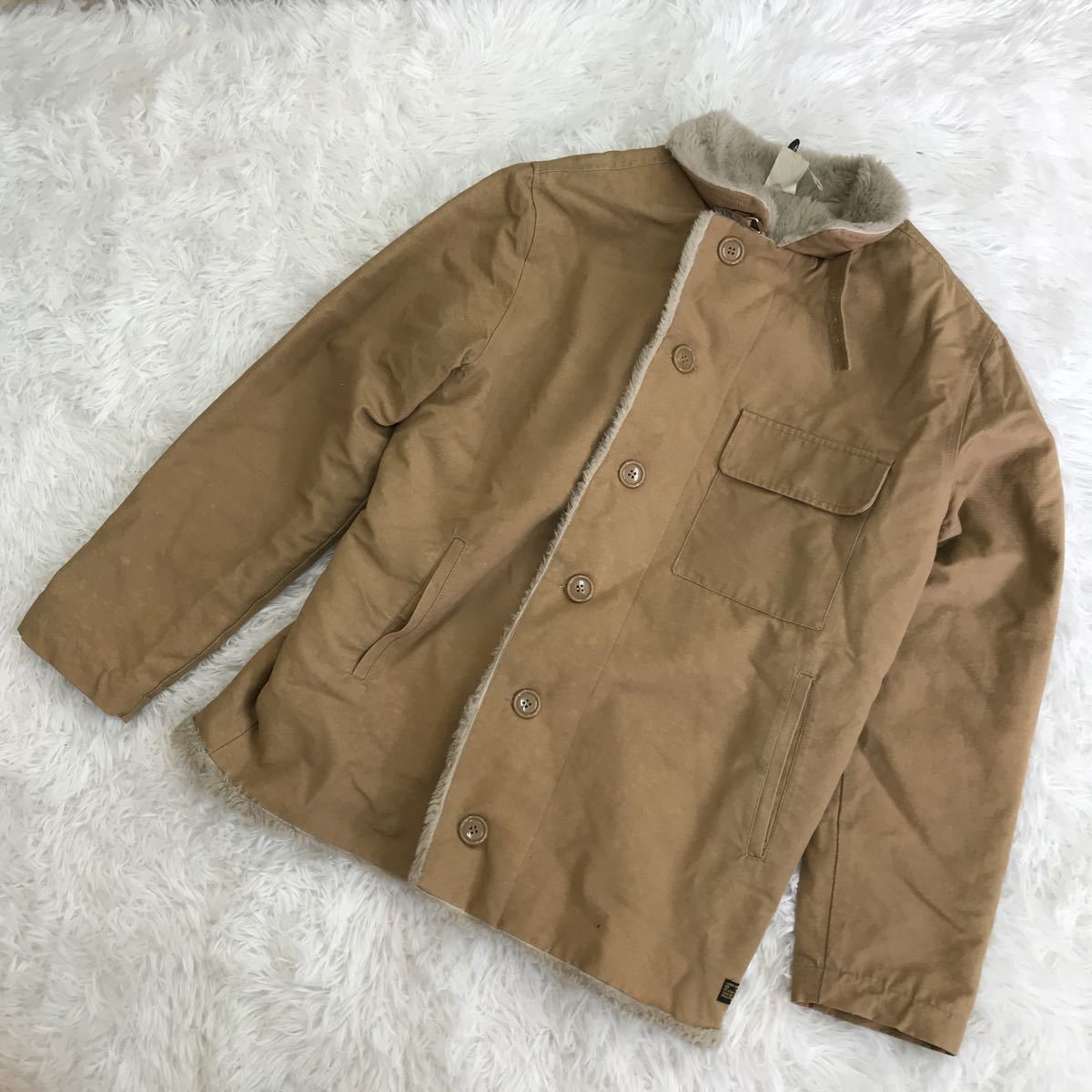美品 SILAS サイラス コート ジャケット 茶 ブラウン ベージュ 