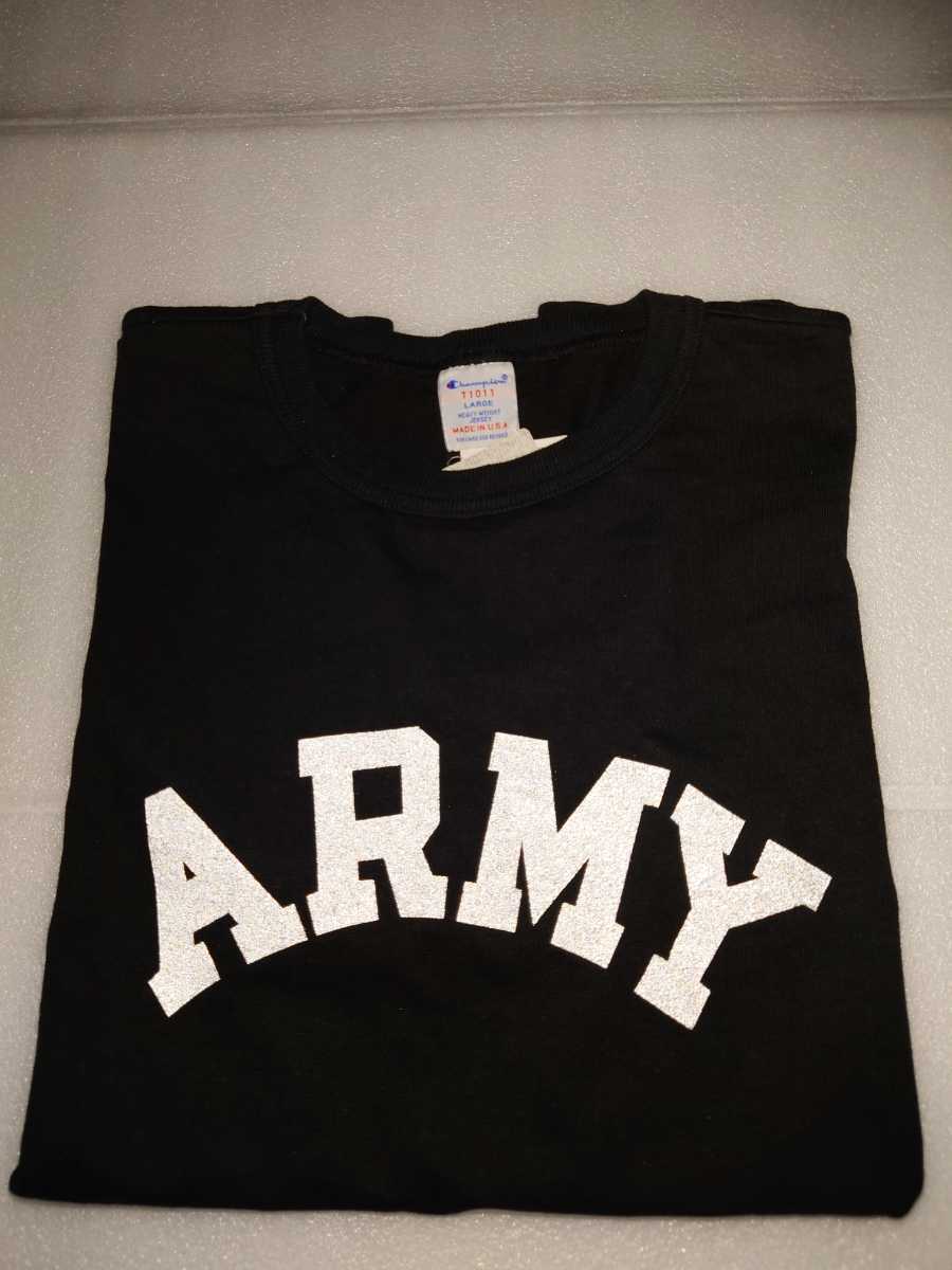レア 新品！ チャンピオン T1011 Tシャツ 半袖 ARMY アーミー 