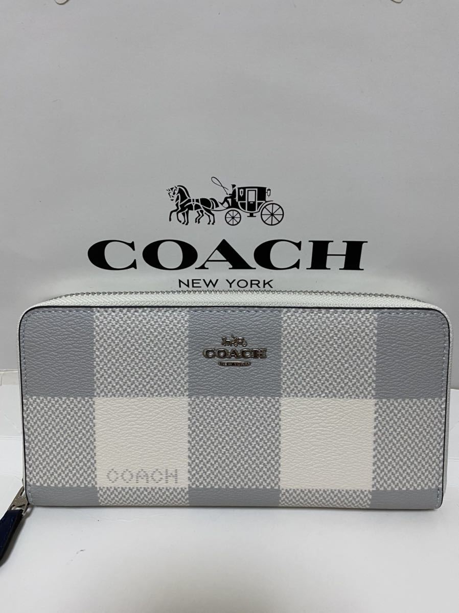 COACH　長財布　F2135 新品未使用】1円コーチCOACHジッピーウォレット長財布 F2135参考価格