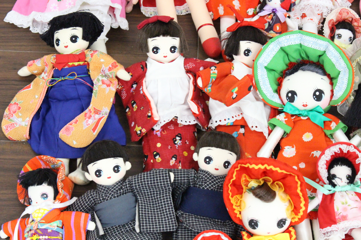 行董】大量まとめ 文化人形 レトロ 抱き人形 ぶらぶら人形 ヘロヘロ