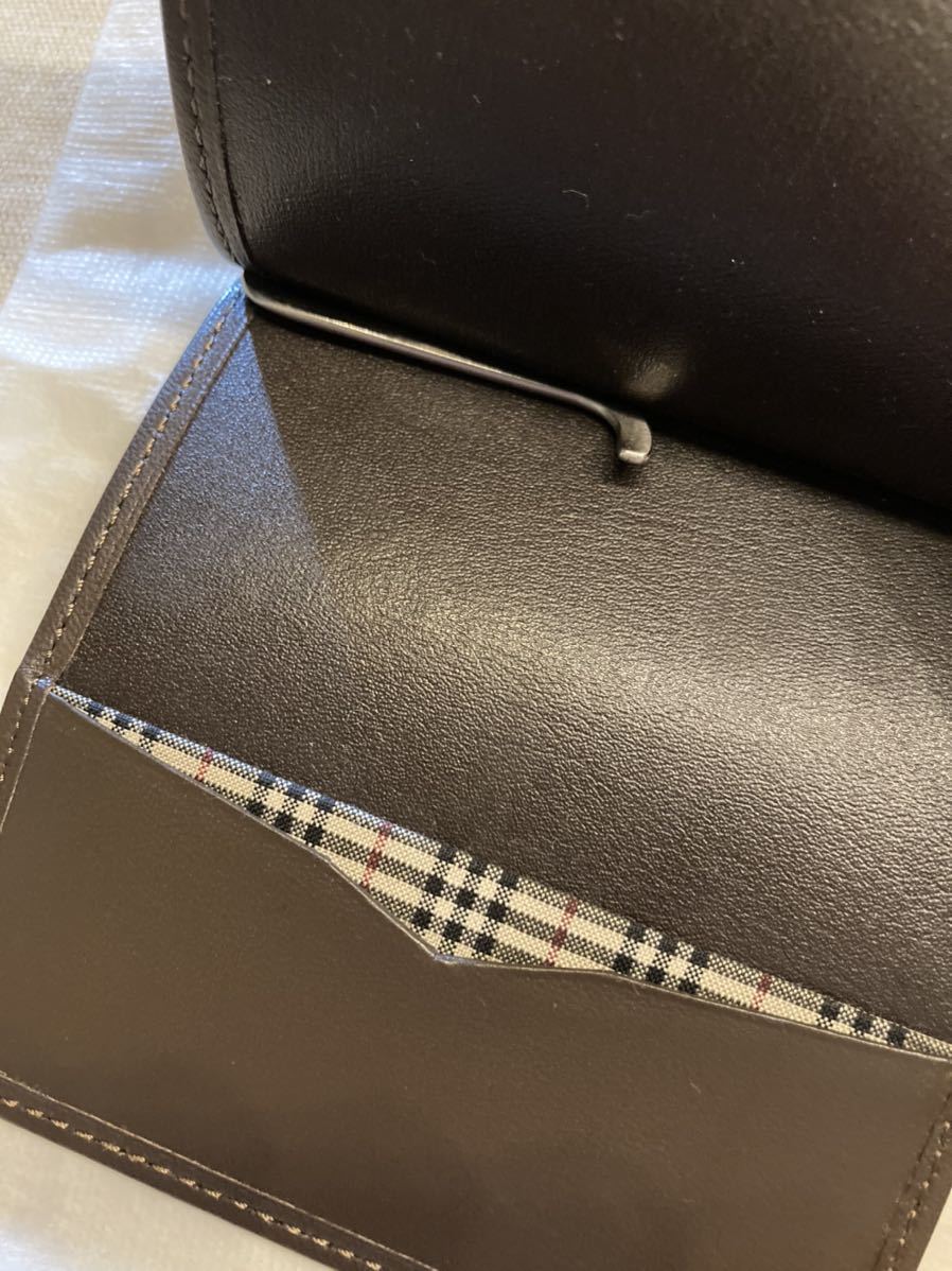 美品BURBERRY レザー マネークリップ ベージュ マネークリップ バーバリー [バーバリー] [BURBERRY] | マネークリップ