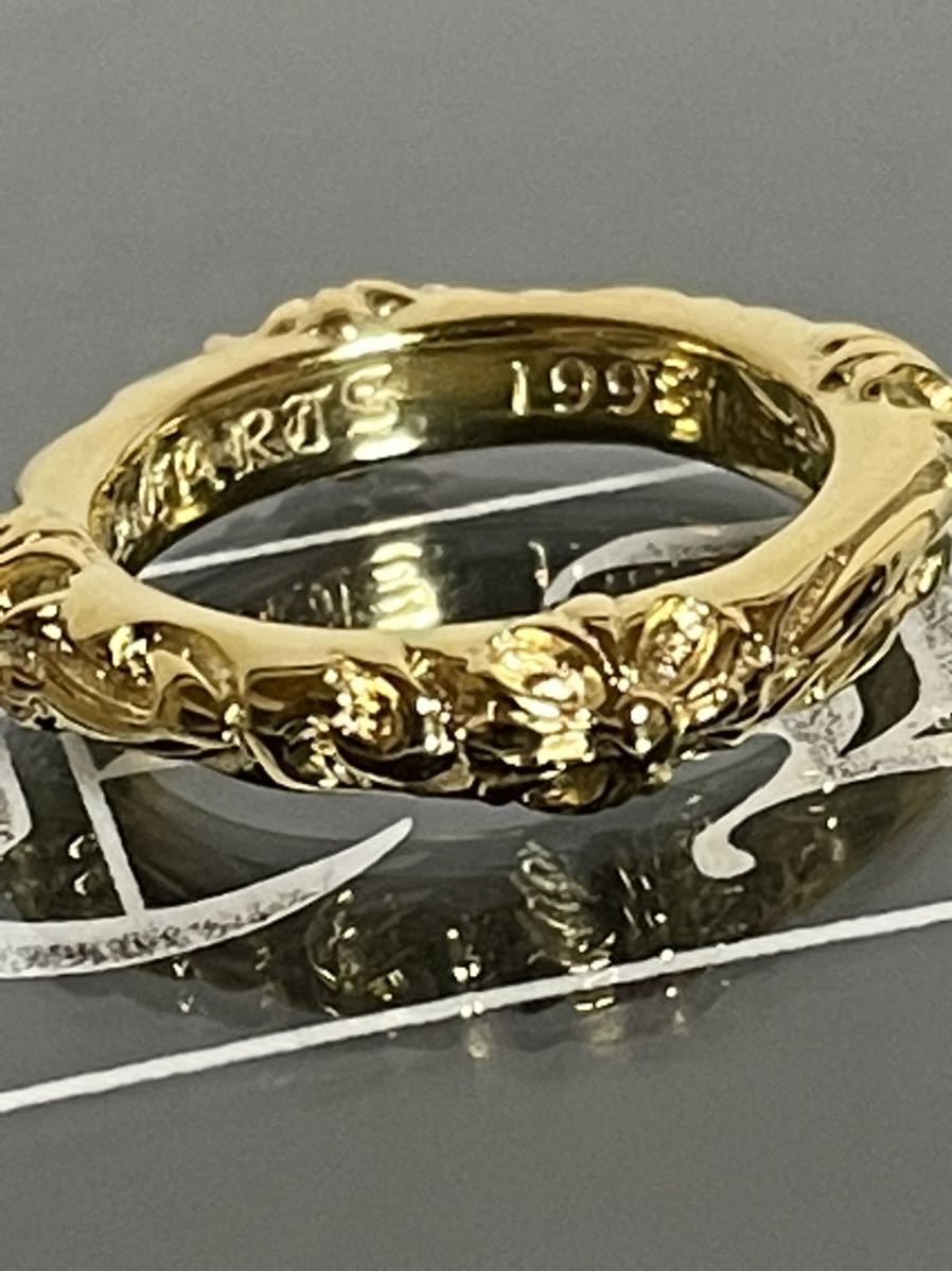クロムハーツ Chrome hearts 加工 SBTバンド リング 指輪 22k 16号 SBT 