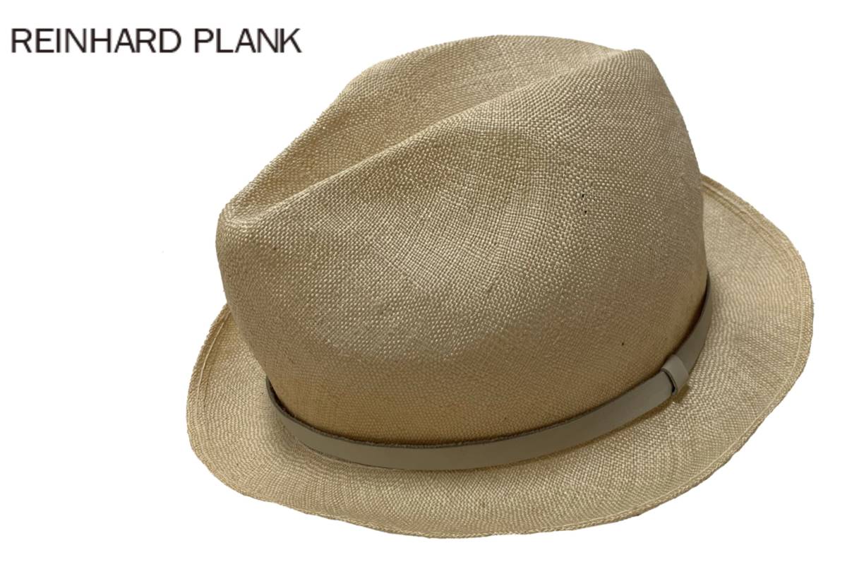 ☆イタリア製 REINHARD PLANK レナードプランク 天然草木 麦わら帽子 