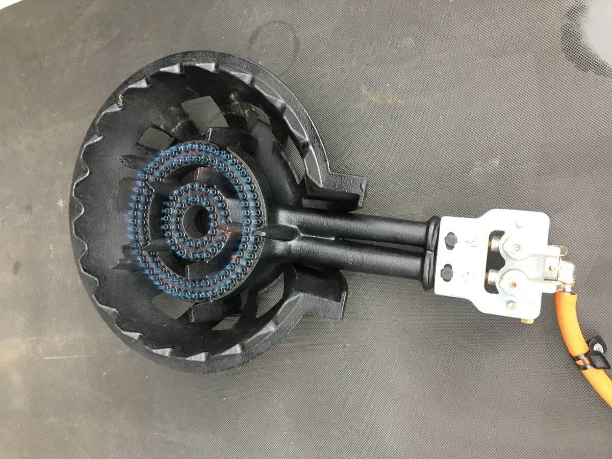 鋳物コンロ コンロの通販 タチバナ製作所 - | 業務用二重ガスバーナー 