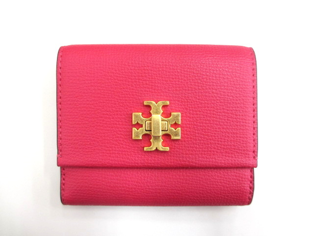 TORY BURCH トリーバーチ 2つ折り財布 二つ折り財布 ピンク 0 - 中古