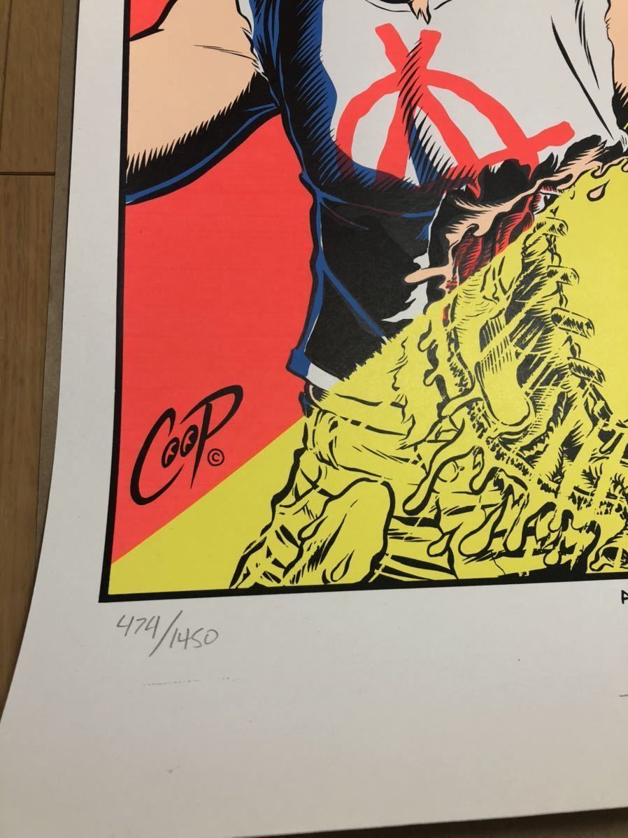 RANCID 苦かっ シルクスクリーンポスター メンバーサイン入り