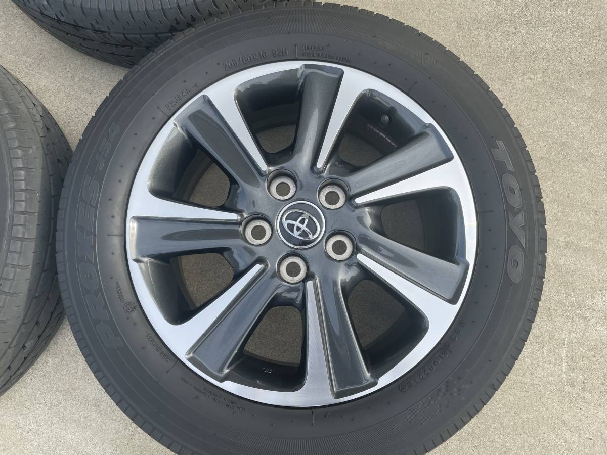 80ヴォクシー後期純正ホイール　4本セット 80ヴォクシー後期純正ホイール4本純正ナットセット TOYOタイヤ ノア