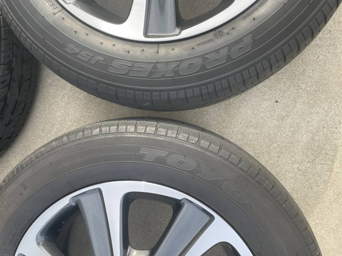 80ヴォクシー後期純正ホイール4本純正ナットセット TOYOタイヤ ノア