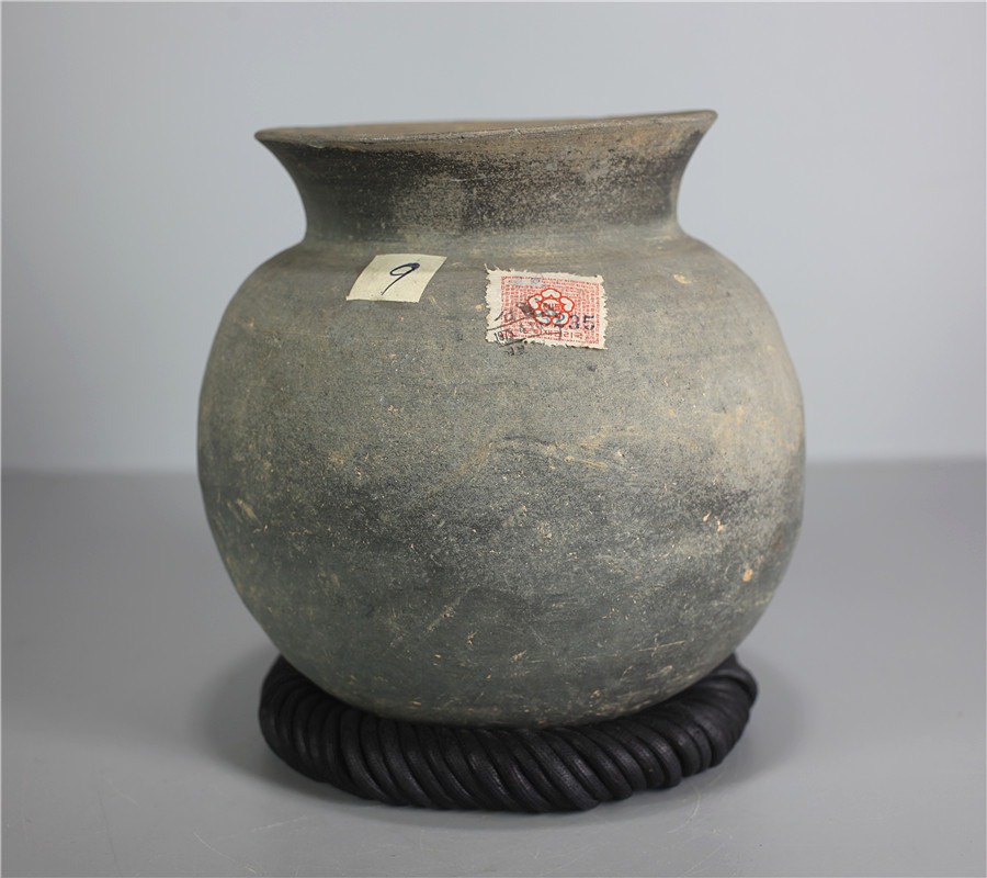 朝鮮美術 須恵器 新羅土器 新羅無釉土 四獣耳壺 M R7540F