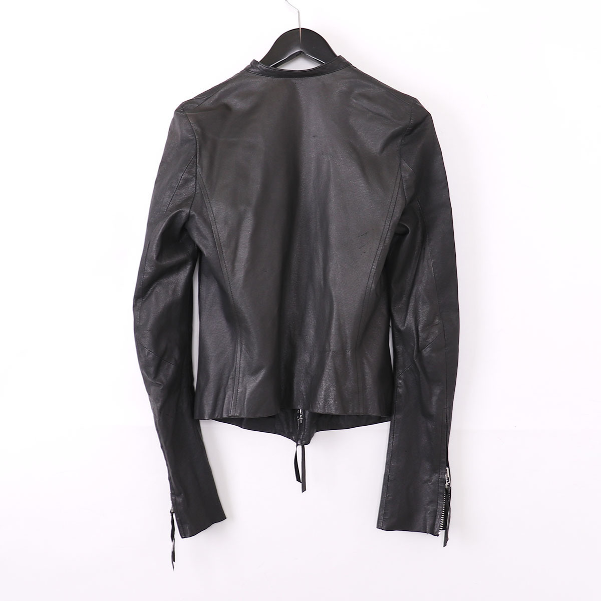 □エカム EKAM ピッグレザーシングルライダースジャケット M□W624 
