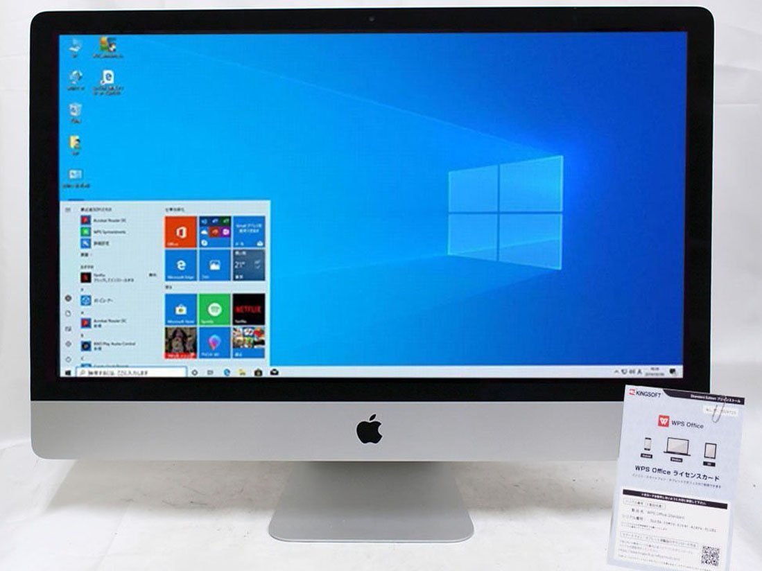 【大容量の1TBモデル！】Apple iMac 27インチ　GT755M 大容量の1TBモデル！】Apple iMac 27インチ GT755M デスクトップPC
