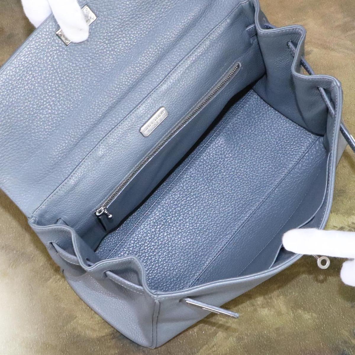 本物 極上品 ミシェルアドルフ 最高級トリヨンレザー 鍵付き
