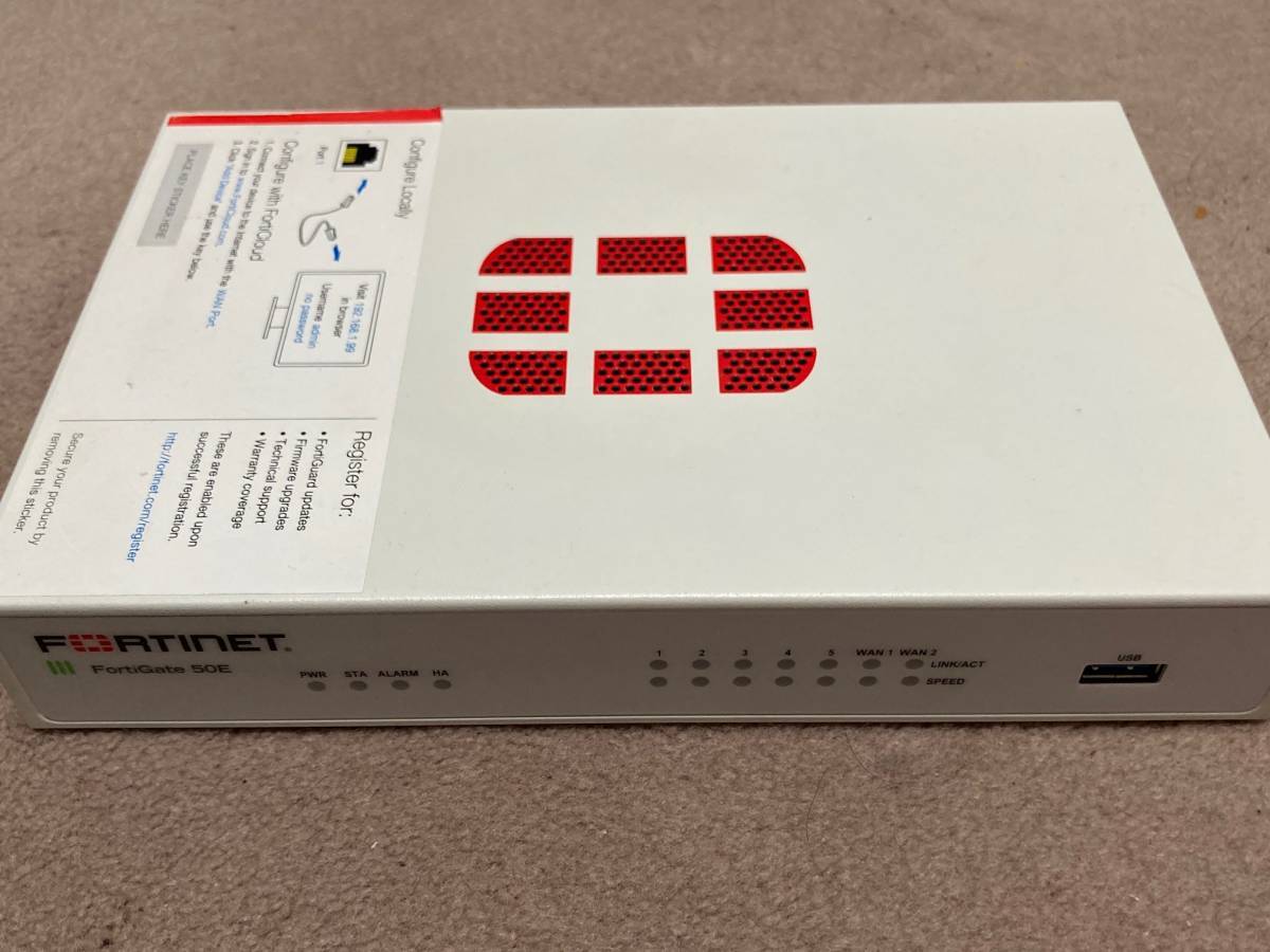 FortiGate Fortinet Firewall FortiGate-50E : NGFW・UTM フォーティ 