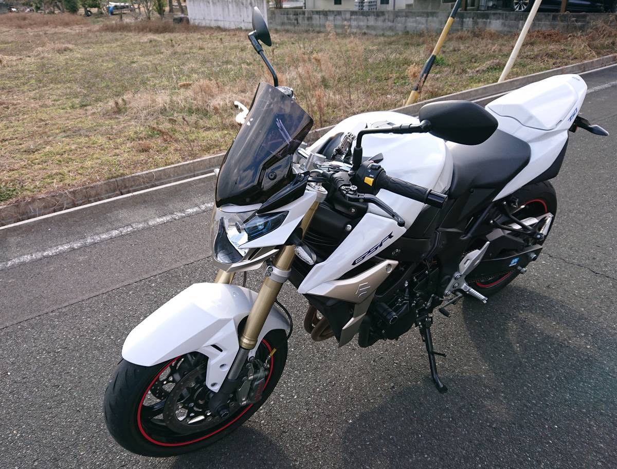 ☆再出品 SUZUKI GSR750/逆車/ブレンボ/オーリンズ/ワンオーナー/スピードリミッター無し/カスタム多数/無事故無転倒☆_2