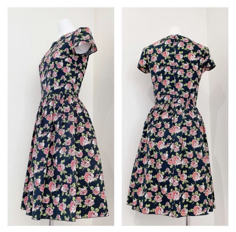 肌触りがいい Prada プラダ 薔薇柄 ワンピース 花柄 ワンピース Www Joi Salon Com