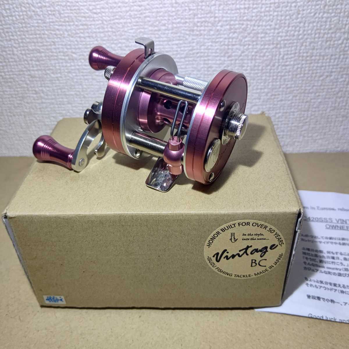五十鈴工業　BC420sss　HONEYSUCKLE　ベイトリール　希少　アブガルシア　アンバサダー　2500c