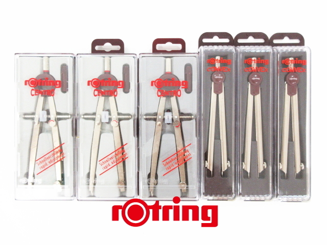 XC342 rotring コンパス 2種類 // 計6点 // R5301110 R5301250