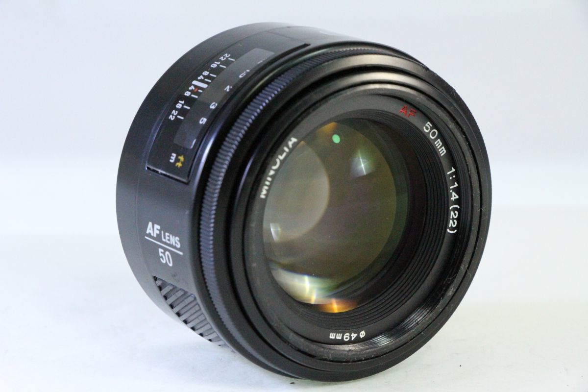 50mm AF F1.4 Minolta | レンズ MINOLTA af ミノルタ : f1.4の中古品 50mm AF F1.4 Minolta | レンズ MINOLTA af ミノルタ : f1.4の中古品